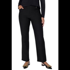 Antthony Women's Stretch Knit Pull-On Ankle Pant Black - Regular